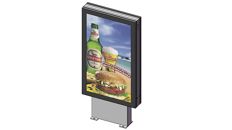 YEROO-High-quality Outdoor Light Box Sign | Advertising Double Sided Scrolling