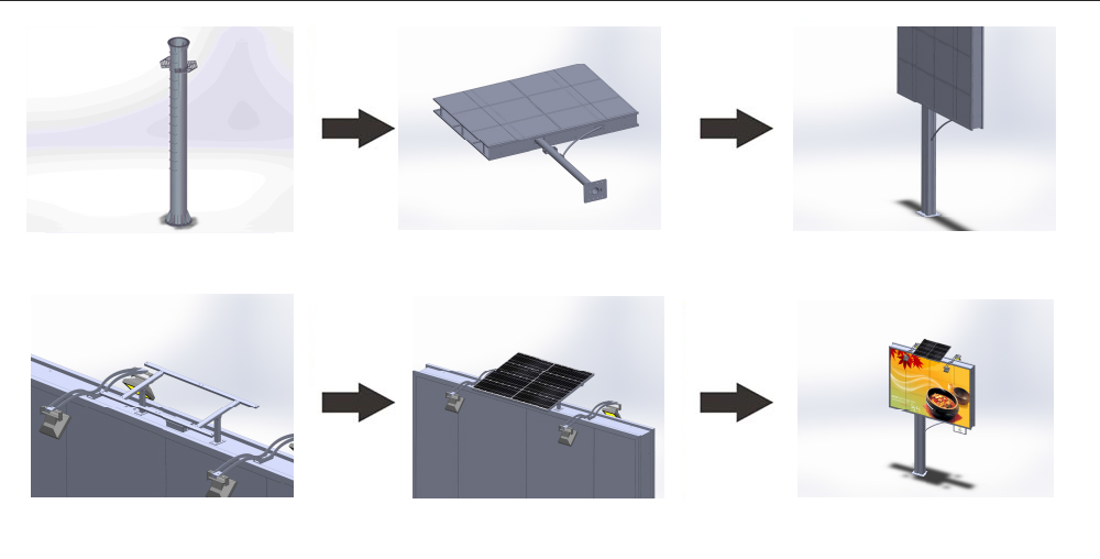 YEROO-Outdoor Billboard Outdoor 4m X 3m Solar Powered City Billboard-16