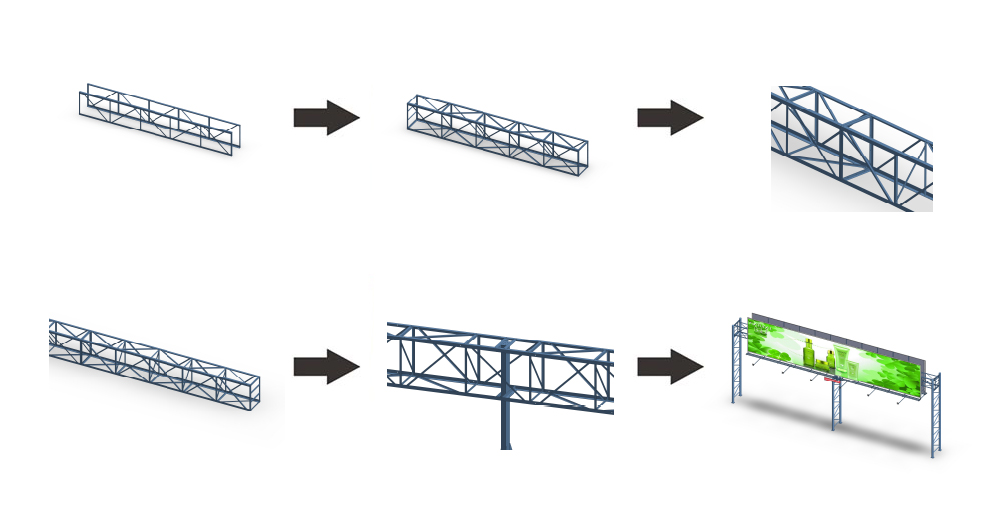 YEROO front light billboard stand customization service for super mall-20