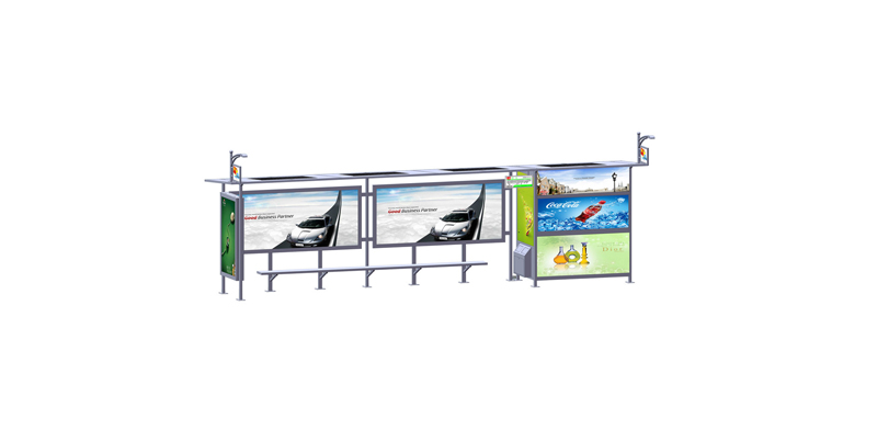 YEROO-Solar Powered Bus Shelter Manufacture | Outdoor Advertising Solar Bus Stop