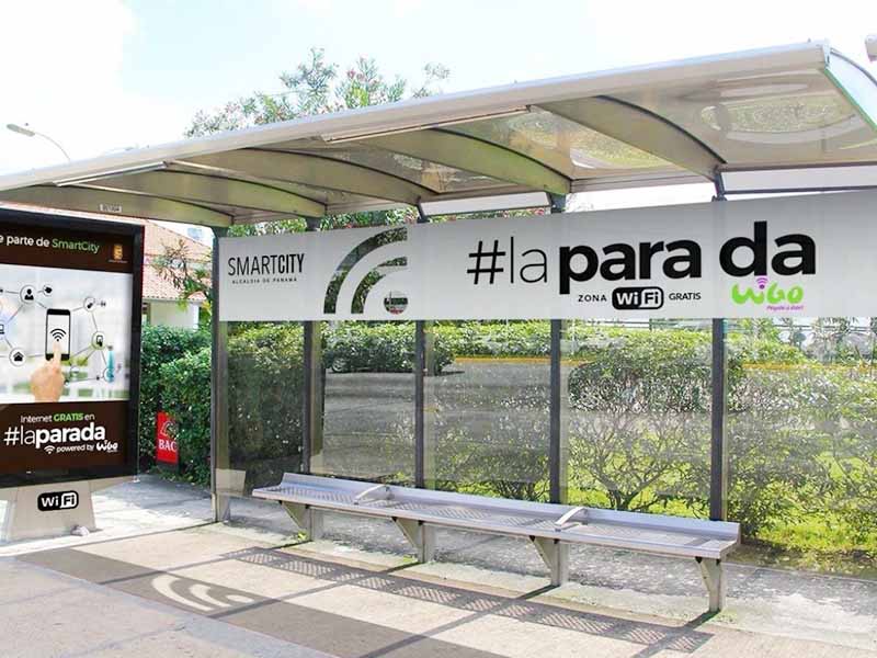 YEROO-Bus Shelter Ad | Smart Bus Stop Digital Signage Forecasting Information-20