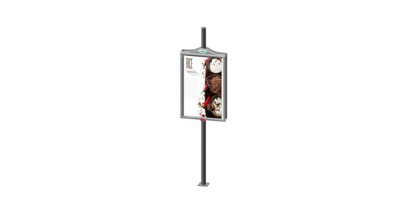 YEROO-Find Pole Led Display Outdoor Furniture Double Sided Lamp Post | Manufacture
