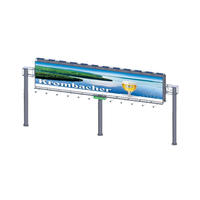 YEROO-B-013 steel structure outdoor billboard double side gantry billboard